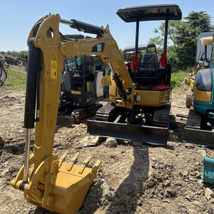Mini-excavatrice d'occasion de 3 tonnes Cat 303 en stock, machine de terrassement de haute qualité d'occasion, cabine ouverte - Product Image 1