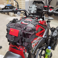 Sac de réservoir universel pour moto, pratique et multifonctionnel, avec système Molle, pour équipement de moto