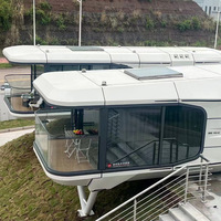 Maison préfabriquée Capsule spatiale Hôtel Cabine Maison préfabriquée en capsule Capsule spatiale de luxe