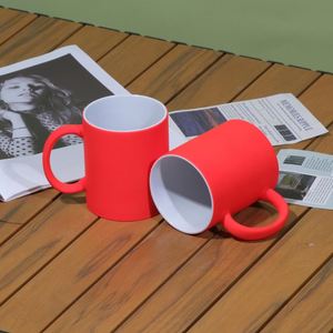 Tazas de Cerámica Fluorescentes para Sublimación, 11 oz/350 ml, para Regalos de Pareja, Oficina y Hogar, con Asa, Venta al Por Mayor - Product Image 2