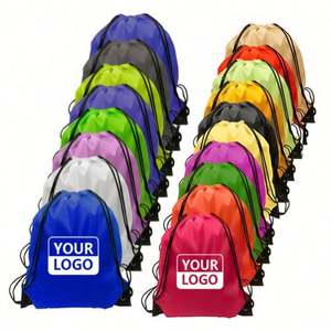 Best Selling Custom Polyester <b>Drawstring</b> <b>Backpack</b> Bag Gym Sports Draw String Bags Sport <b>Drawstring</b> Bag - Product Image 6