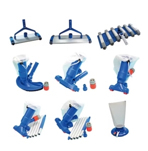 Tête de nettoyage <span class=keywords><strong>triangulaire</strong></span> lestée de haute qualité pour piscine, avec raccord de tuyau pivotant et système EZ Clip, pour piscine, spa et bain à remous - Product Image 2