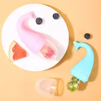 Chupete de alimentación de silicona para bebé, producto personalizado, frutas, verduras, zumo, comida, chupete, pezón, alimentador