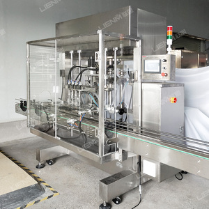 Lienm truy cập áp lực chai phụ 4 đầu lớn độ nhớt điền máy đầu và cơ thể dầu gội đầu dây chuyền sản xuất - Product Image 3