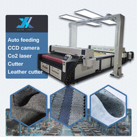 Découpeuse laser CO2 à alimentation automatique JX-Auto capable de découper des graphiques en continu pour une découpe de longueur illimitée
