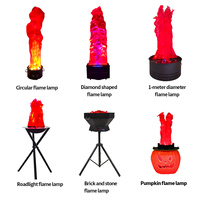 Vente en Gros Usine Lampe à Flamme LED pour Scène DJ Fête, Lampe à Effet de Feu avec Télécommande 30cm/50cm, Lumière à Flamme Artificielle