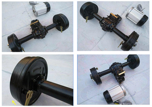 Essieu arrière pour tricycle électrique, <span class=keywords><strong>axe</strong></span> arrière à conduite à moteur - Product Image 4
