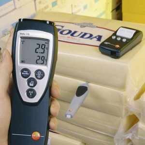 Testo 110 High ABS <b>Electronic</b> Single Channel <b>Thermometer</b> with LCD Display Sound Alarm Contact Type and 1 Year Warranty - Product Image 5