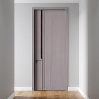 Portes intérieures modernes en bois massif certifiées CE, en WPC et MDF, pour une maison
