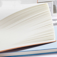 Cahier en PU A5 couleur bonbon Style rétro Linessoft couverture en cuir fil thermique couture pour étudiants du collège bloc-notes de l'école