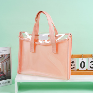 A4 trong suốt 13 túi mở rộng thư mục tập tin Jelly dễ thương màu PP di động dung lượng lớn lưu trữ tài liệu dễ thương mở rộng tập tin - Product Image 6