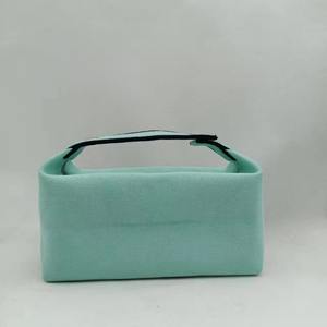 Custom Logo Portable Pink Canvas Toiletry <strong>Bag</strong> with <strong>Travel</strong> Make up Organizer Pouch - Product Image 6