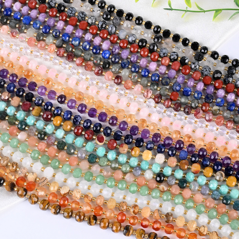 8mm Round Natural Stone Beads Bracelet