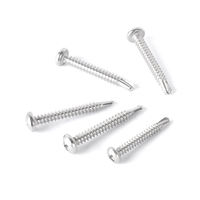 Kit de vis de construction robustes en acier inoxydable 304 à tête hexagonale pour l'installation de gazebos et de terrasses extérieurs en acier