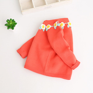 Importations chinoises en gros : Collier pour enfants, pull cardigan à fleurs, Top 10 - Product Image 3