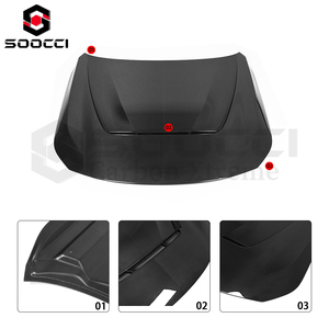 Cofano Anteriore Ventilato in Fibra di Carbonio Secca Stile N per <span class=keywords><strong>BMW</strong></span> M2 G87 Serie 2 <span class=keywords><strong>G42</strong></span> M240I Coupé, Kit Carrozzeria, Coperchio Valvole Motore Auto - Product Image 2