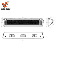 Projecteur LED 26W homologué ECE R10, 9-32V, large plage de tension, pour chariot élévateur, ambulance, camion de pompiers, véhicule lourd LML-13X-36