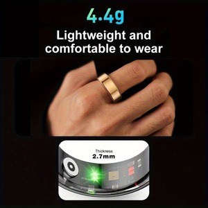 Anillo Inteligente de Cerámica R11, Resistente al Agua, Monitor de Actividad Física para Hombres y Mujeres, Monitor de Sueño y Frecuencia Cardíaca, Control Táctil Ligero, Aplicación de Salud, Compatible con Android 5-10 - Product Image 5