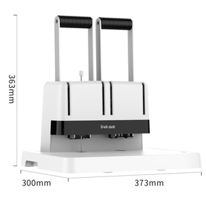 Deli 14650 nhỏ văn phòng kế toán máy điện Tài Chính đấm chứng từ ràng buộc ghi nhãn cuốn sách keo ràng buộc cho nhỏ - Product Image 5