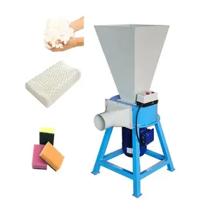 Scrap sponge shredding machine sofa latex Foam crusher Sponge crusher sponge grinder cutter machine waste foam shredder price