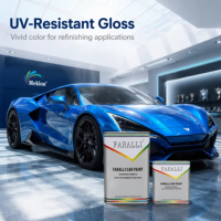 Haute qualité 1K cristal perle résine acrylique peinture de voiture application de pulvérisation facile pour carrosserie clair liquide couche numéro de modèle 2K