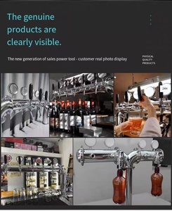 Machine à <span class=keywords><strong>bière</strong></span> pression commerciale, armoire <span class=keywords><strong>de</strong></span> conservation <span class=keywords><strong>de</strong></span> <span class=keywords><strong>bière</strong></span> artisanale refroidie par air, machine à <span class=keywords><strong>bière</strong></span> pression à 6 têtes et 6 fûts - Product Image 5