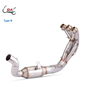 Sistema completo de escape de acero inoxidable para motocicleta Yamaha, tubo frontal modificado para carreras, antideslizante, para YZF MT09 MT <span class=keywords><strong>09</strong></span>, 2020, <span class=keywords><strong>2021</strong></span>, 2022 - Product Image 3