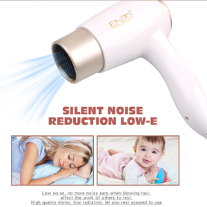 ENZO Bathroom Washroom Hairdryer ABS Electric Wall Mounted Hanging Hotel Hair <strong>Dryer</strong> Secador De Pelo With Holder Base Punch <strong>Free</strong> - Product Image 4