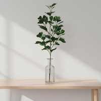 OH Arts Atacado Plantes vertes artificielles en plastique imitation eucalyptus pour la décoration intérieure et les décorations de jardin, incluant arbres et herbes