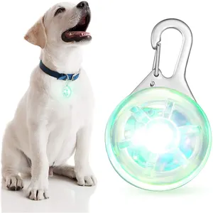 Pet LED Pendant Safety Flashing Glow Light Blinking Collar Pendant Necklace For Pet Dog Puppy Pet Supplies