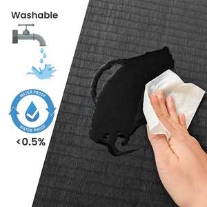 Tapis de gymnastique Linyiqueen, tapis de gymnastique enroulable, tapis d'entraînement pour le tumbling, le Jiu Jitsu, grande surface de couverture, pour la maison, 33-40 kg/m³, QUEEN-261, sac tissé - Product Image 3