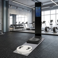 Scanner corporel intelligent 3D 360° °   Analyseur de posture corporelle complet, 128 paramètres, machine de test des données corporelles pour salle de sport