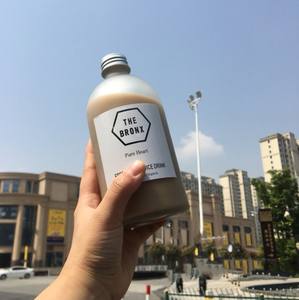 Creative תוספות לשתות מיץ פירות בקבוק קר קפה חלב תה ספל זכוכית נייד לשפשף מלח פירות בקבוק - Product Image 4