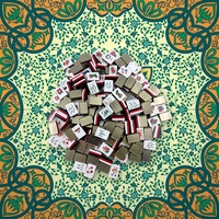 Jeu de Mahjong magnétique transparent numéroté 152 pièces OEM ODM pour soirée de jeu en famille avec dés, noir, taille mini de luxe