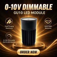 Downlight LED GU10 Commercial 12W OEM ODM, Gradation 0-10V, Angle de Faisceau Multiple, IRC 97, IP20, Aluminium Forgé à Froid, Design Moderne