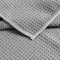 Serviette de golf brodée en microfibre à motif gaufré, logo personnalisé, mousqueton, qualité professionnelle pour les tournois