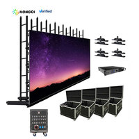 Sistema completo de 4m x 3m, gabinete LED P3.91 P2.9 P2.6, panel de pared LED de 500*500mm, pantalla LED para interiores y exteriores