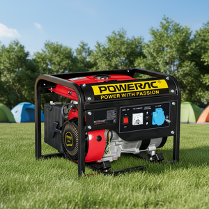 Hot Sale High Quality Portable 22V 120V 1500W 4-Stroke Lightweight <b>Gasoline</b> <b>Generator</b> POWERAC PR1300-S - Product Image 5