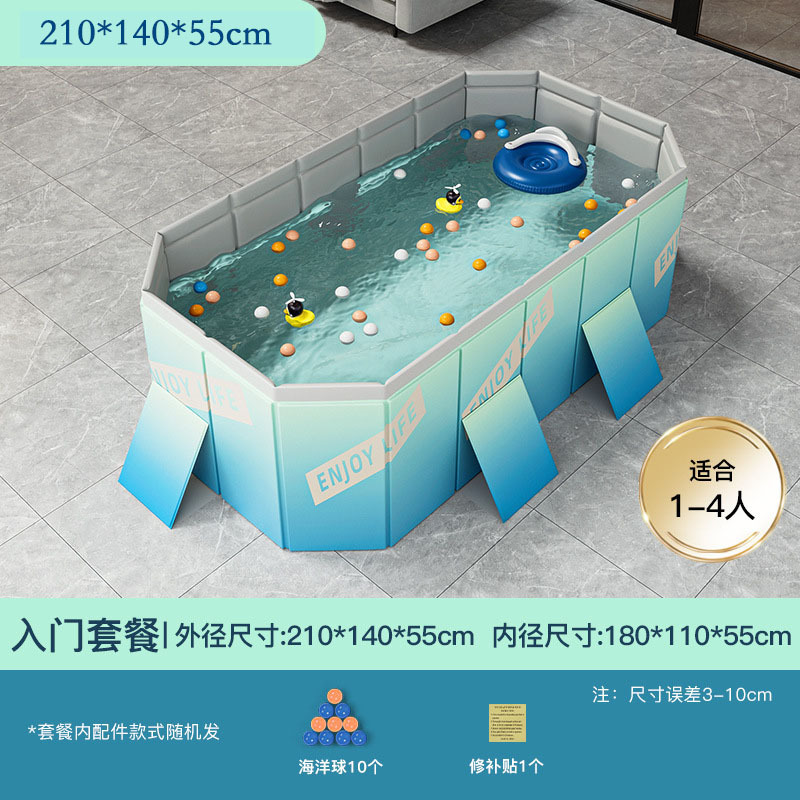 Piscina blue2 210*140*55cm
