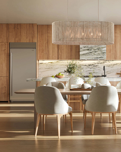 <span class=keywords><strong>Lampadario</strong></span> Artigianale di Alta Qualità in <span class=keywords><strong>Corda</strong></span> Naturale di Abaca Stile Boho Costiero per Ristoranti - Product Image 5