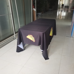 Mantel Rectangular Personalizado de Poliéster Estampado, Estilo Retro, Resistente, para Ferias Comerciales y Eventos - Product Image 6