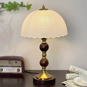 <b>Vintage</b> Modern Style Small Electric Table Lamp for Hotel Use with Frosted Glass <b>Lampshade</b> and Iron Lamp Body - Product Image 6
