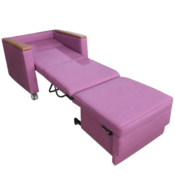 Foldable Adjustable Recliner Chairs Hospital Accompany Chair Hospital Sleeping Chair for Medical