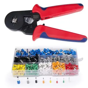 Self-Adjustable Ratchet Tubular Terminal Crimping Tools HSC8 6-4A Pliers For 0.08-10mm2 28-7awg Terminals