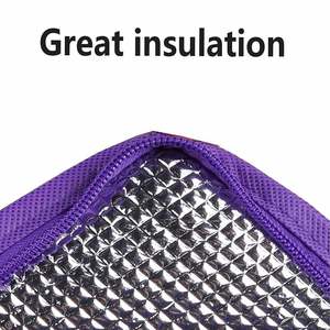 Sac isotherme portable pour pique-nique, étanche, pour aliments, boissons, sac à déjeuner isotherme, sac de courses, glacière avec fermeture éclair - Product Image 5