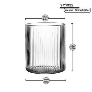 Vaso de Whisky de Plástico de 9.5oz con Logotipo Personalizado, Sin Pedido Mínimo, Irrompible, Reutilizable, con Diseño Acanalado, para Bar, Fiestas y Eventos - Product Image 5