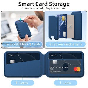 Porte-cartes Google Android, localisateur de <span class=keywords><strong>valise</strong></span>, traceur <span class=keywords><strong>AirTag</strong></span>, portefeuille-carte, localisateur sans fil rechargeable MFI pour <span class=keywords><strong>AirTag</strong></span> - Product Image 6