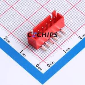 A254F2W1-2R6P12 Wire-to-Board Pin Header Bent Lead Through Hole,P=2.5mm Connector 1x6P 2.5mm Right Angle Insert XH - Product Image 1