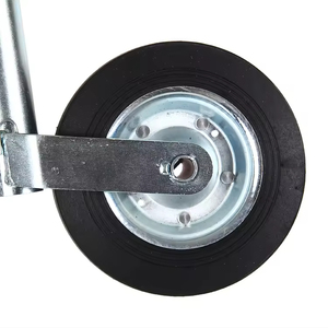 Nouvelle <span class=keywords><strong>roue</strong></span> de <span class=keywords><strong>jockey</strong></span> en acier au carbone zingué de 150 kg avec pneu en caoutchouc massif pour caravane, bateau, <span class=keywords><strong>remorque</strong></span>, certifiée ISO9001, marque ERA, OEM - Product Image 6