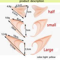 Mysterious Angel Elf Latex Ears Fairy Cosplay Costume Accessories for Kids Adults Halloween Photo Props Decoration Party Masks